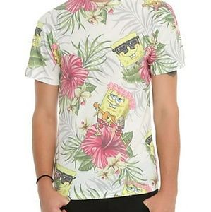 SPONGEBOB SQUAREPANTS TROPICAL SUBLIMATION T-SHIRT
